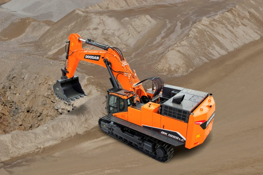 doosan toy excavator