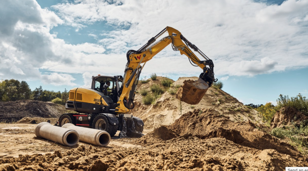 VIDEO: The new EW100 wheeled excavator from Wacker Neuson | Industrial ...