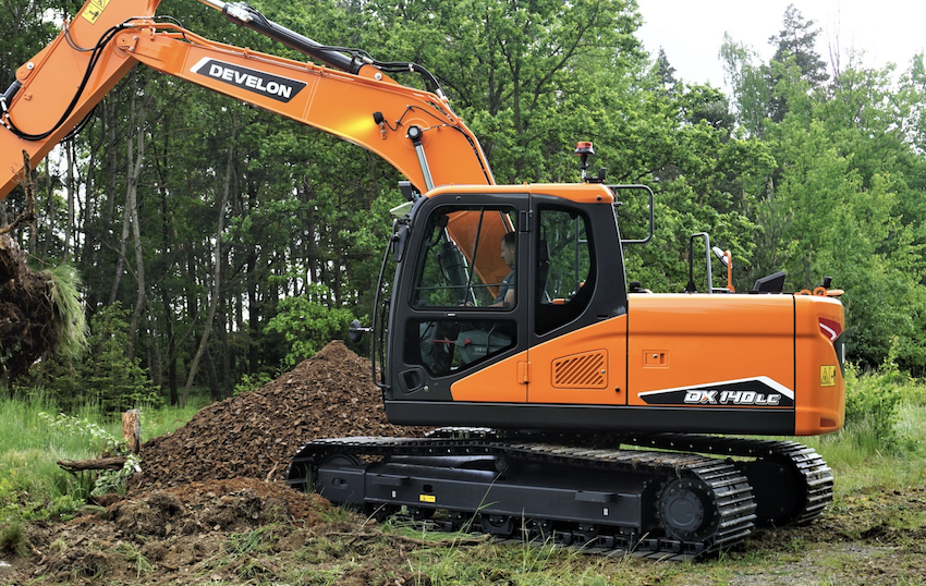 Develon releases new crawler excavator